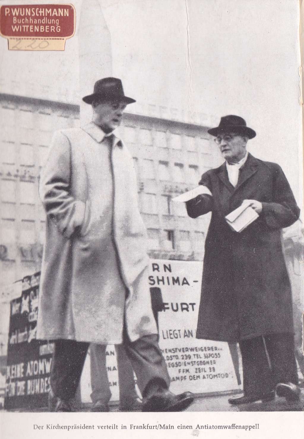 Pastor Niemoeller in Frankfurt